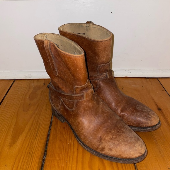 Frye Distressed Boots - Picture 1 of 4